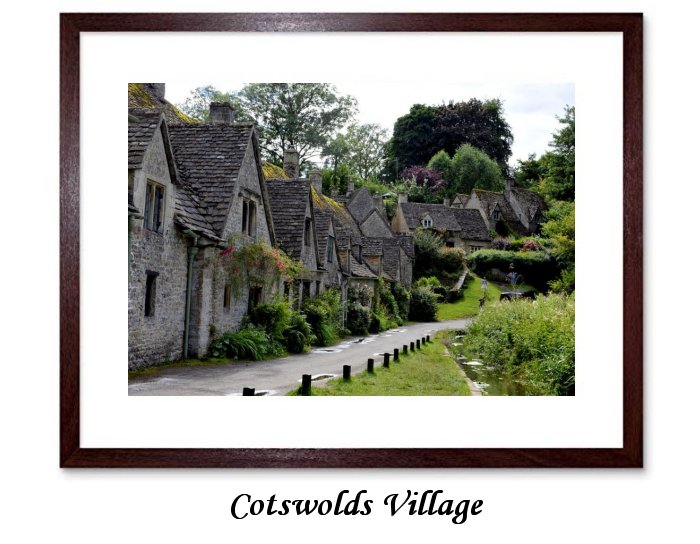 Cotswolds Village Framed Print
